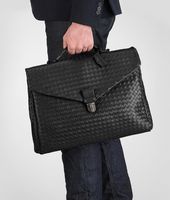 Bottega Veneta® Nero Intrecciato VN Briefcase Bottega Veneta® Nero Intrecciato VN Briefcase
