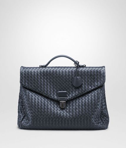 BOTTEGA VENETA - Aktentasche aus VN-Leder Intrecciato Light Tourmaline