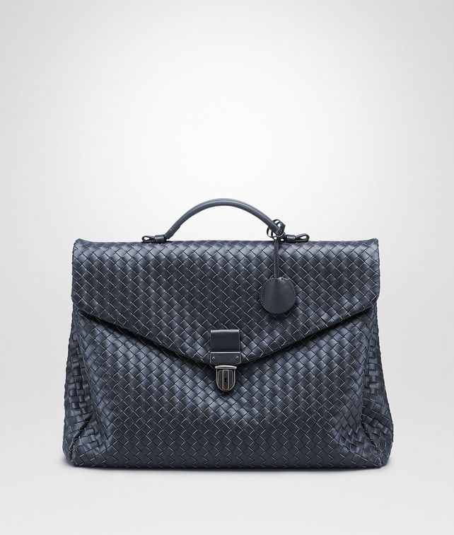 BOTTEGA VENETA SMALL BRIEFCASE IN LIGHT TOURMALINE INTRECCIATO VN Business bag U fp