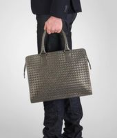 Bottega Veneta® Shadow Intrecciato VN Briefcase Bottega Veneta® Shadow Intrecciato VN Briefcase