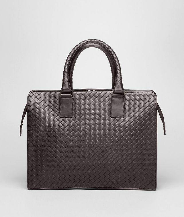BOTTEGA VENETA Aktentasche aus VN-Leder Intrecciato Ebano Business Tasche U fp