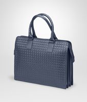 Bottega Veneta® Aktentasche aus VN-Leder Intrecciato Light Tourmaline Bottega Veneta® Aktentasche aus VN-Leder Intrecciato Light Tourmaline