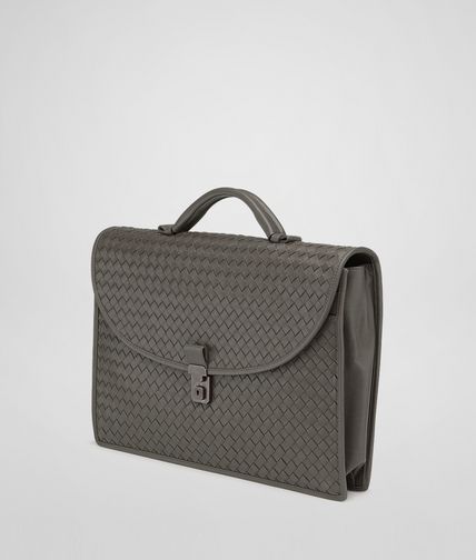 BOTTEGA VENETA - Intrecciato Light Calf Briefcase