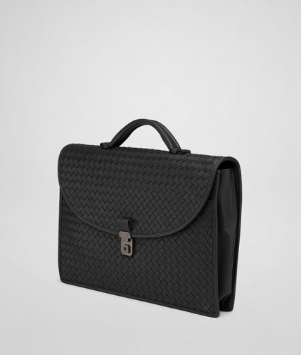 BOTTEGA VENETA - Intrecciato Light Calf Briefcase
