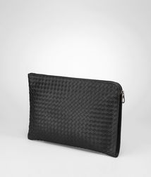 BOTTEGA VENETA - Travel Accessories, Nero Intrecciato VN Document Case