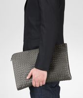 Bottega Veneta® Shadow Intrecciato VN Document Case Bottega Veneta® Shadow Intrecciato VN Document Case