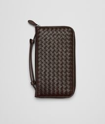 BOTTEGA VENETA - Travel Accessories, Ebano Intrecciato Vn Document Case