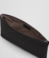 Bottega Veneta® Nero Intrecciato Nappa Document Case Bottega Veneta® Nero Intrecciato Nappa Document Case