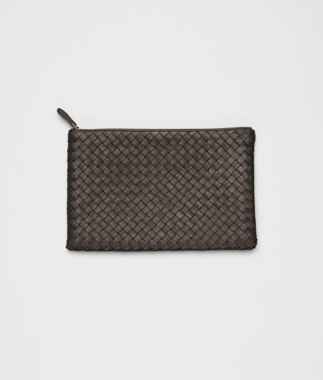 BOTTEGA VENETA Ebano Intrecciato Nappa Document Case Other Leather Accessory E fp
