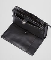 Bottega Veneta® Nero Intrecciato Light Calf Continental Wallet Bottega Veneta® Nero Intrecciato Light Calf Continental Wallet
