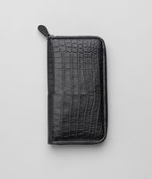 Bottega Veneta® Nero Soft Crocodile Document Case Bottega Veneta® Nero Soft Crocodile Document Case
