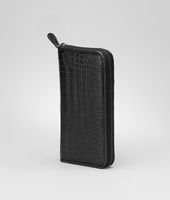 Bottega Veneta® Nero Soft Crocodile Document Case Bottega Veneta® Nero Soft Crocodile Document Case