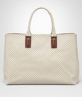 Bottega Veneta® Gainsboro Intrecciojet Large Tote Bottega Veneta® Gainsboro Intrecciojet Large Tote