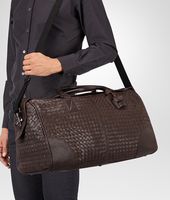 Bottega Veneta® Ebano Intrecciato VN Medium Duffel Bottega Veneta® Ebano Intrecciato VN Medium Duffel