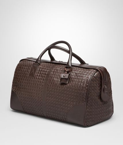 BOTTEGA VENETA - Borsa da viaggio Media in VN Intrecciato