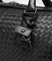 Bottega Veneta® Nero Intrecciato VN Medium Duffel Bottega Veneta® Nero Intrecciato VN Medium Duffel