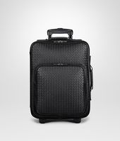 Bottega Veneta® Trolley aus VN-Leder Intrecciato Nero Bottega Veneta® Trolley aus VN-Leder Intrecciato Nero