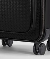 Bottega Veneta® Trolley aus VN-Leder Intrecciato Nero Bottega Veneta® Trolley aus VN-Leder Intrecciato Nero