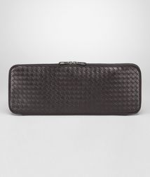 BOTTEGA VENETA - Travel Accessories, Ebano Intrecciato VN Tie Case