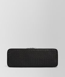 BOTTEGA VENETA - Travel Accessories, Nero Intrecciato VN Tie Case