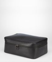 Bottega Veneta® Nero Intrecciato VN Shoe Case Bottega Veneta® Nero Intrecciato VN Shoe Case
