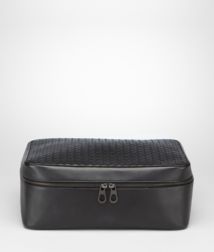 BOTTEGA VENETA - Travel Accessories, Nero Intrecciato VN Shoe Case