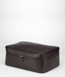 BOTTEGA VENETA - Travel Accessories, Ebano Intrecciato VN Shoe Case