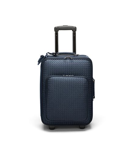 BOTTEGA VENETA - Trolley aus VN-Leder Intrecciato Celeste