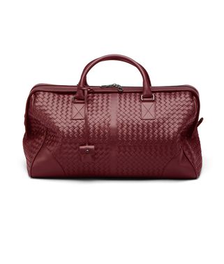 BOTTEGA VENETA - Vermillon Intrecciato VN Medium Duffel