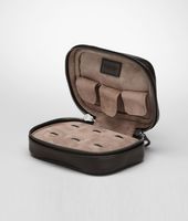 Bottega Veneta® Ebano Intrecciato VN Cufflink Case Bottega Veneta® Ebano Intrecciato VN Cufflink Case