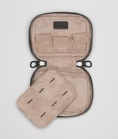 Bottega Veneta® Manschettenknöpfe-Etui aus VN-Leder Intrecciato Nero Bottega Veneta® Manschettenknöpfe-Etui aus VN-Leder Intrecciato Nero