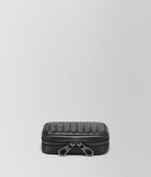 Bottega Veneta® Manschettenknöpfe-Etui aus VN-Leder Intrecciato Nero Bottega Veneta® Manschettenknöpfe-Etui aus VN-Leder Intrecciato Nero