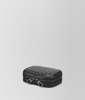 Bottega Veneta® Manschettenknöpfe-Etui aus VN-Leder Intrecciato Nero Bottega Veneta® Manschettenknöpfe-Etui aus VN-Leder Intrecciato Nero