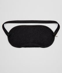 BOTTEGA VENETA - Travel Accessories, Nero Intrecciato Nappa Eye Mask