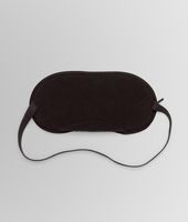 Bottega Veneta® Ebano Intrecciato Nappa Eye Mask Bottega Veneta® Ebano Intrecciato Nappa Eye Mask