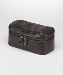 BOTTEGA VENETA - Travel Accessories, Ebano Intrecciato VN Watch Case