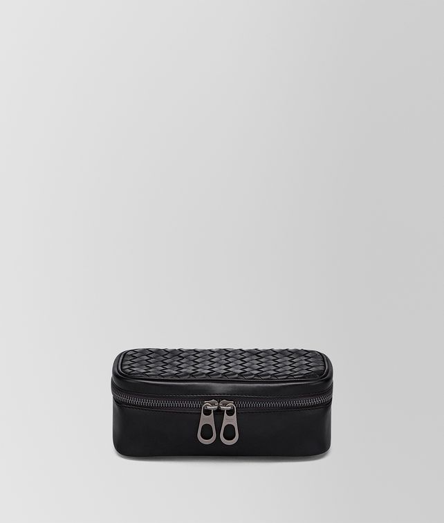 BOTTEGA VENETA WATCH CASE IN NERO INTRECCIATO VN Other Leather Accessory E fp
