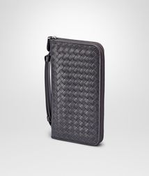 BOTTEGA VENETA - Travel Accessories, Ardoise Intrecciato VN Document Case
