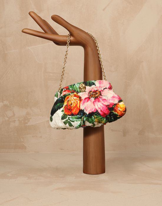 FLORAL BROCADE GEMMA CLUTCH - Small fabric bags - Dolce&Gabbana - Winter 2014 FLORAL BROCADE GEMMA CLUTCH - Small fabric bags - Dolce&Gabbana - Winter 2014