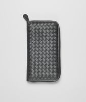 Bottega Veneta® Ardoise Washed Lambskin Document Case Bottega Veneta® Ardoise Washed Lambskin Document Case