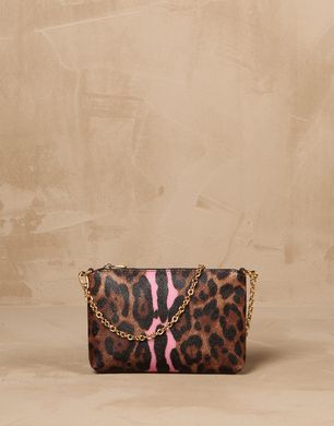 LEOPARD-PRINT STRIPED MINI BAG - Small leather bags - Dolce&Gabbana - Winter 2014 LEOPARD-PRINT STRIPED MINI BAG - Small leather bags - Dolce&Gabbana - Winter 2014