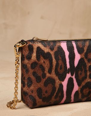 LEOPARD-PRINT STRIPED MINI BAG - Small leather bags - Dolce&Gabbana - Winter 2014 LEOPARD-PRINT STRIPED MINI BAG - Small leather bags - Dolce&Gabbana - Winter 2014