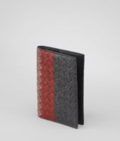 Bottega Veneta® Reisepass-Etui Intrecciato Club Fume Ardoise, Brique und Watteau Bottega Veneta® Reisepass-Etui Intrecciato Club Fume Ardoise, Brique und Watteau