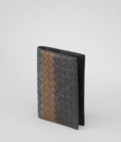 Bottega Veneta® Ardoise Bronze Frontiere Intrecciato Club Fume Passport Case Bottega Veneta® Ardoise Bronze Frontiere Intrecciato Club Fume Passport Case