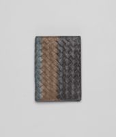 Bottega Veneta® Ardoise Bronze Frontiere Intrecciato Club Fume Passport Case Bottega Veneta® Ardoise Bronze Frontiere Intrecciato Club Fume Passport Case