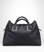 Bottega Veneta® Ardoise Buffalo Leather Metal Duffel Bottega Veneta® Ardoise Buffalo Leather Metal Duffel