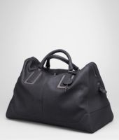 Bottega Veneta® Ardoise Buffalo Leather Metal Duffel Bottega Veneta® Ardoise Buffalo Leather Metal Duffel