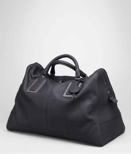 BOTTEGA VENETA - Ardoise Buffalo Leather Metal Duffel