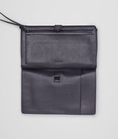 Bottega Veneta® Tourmaline Light Calf Soft Crocodile Fume Document Case Bottega Veneta® Tourmaline Light Calf Soft Crocodile Fume Document Case
