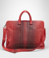 Bottega Veneta® Fraise Intreccio Match Briefcase Bottega Veneta® Fraise Intreccio Match Briefcase